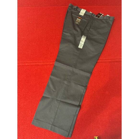 Dockers Men's Never-Iron Essential Navy blue Khaki Pants Straight Fit D2 Flat Fr - Picture 5 of 9